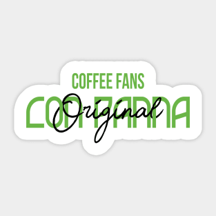 COFFEE FANS - CON PANNA COFFEE Sticker